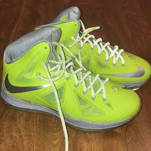 LeBron Nike 10 Volt Sneakers